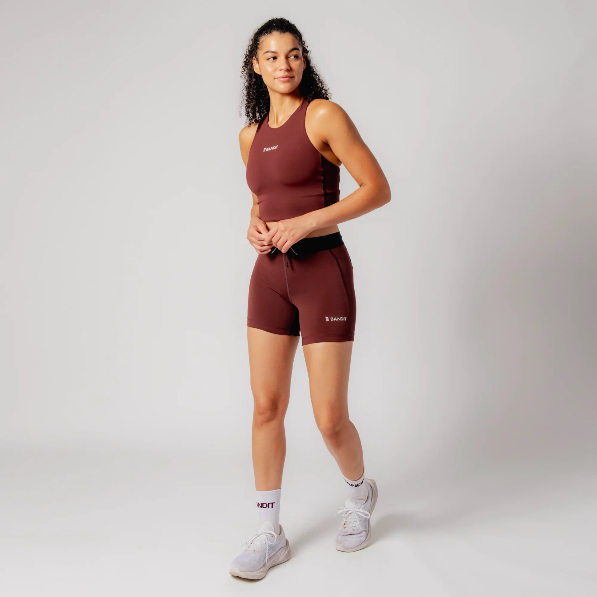 Stamina™ 5" Women's Compression Shorts - Deep Cherry - Image 5