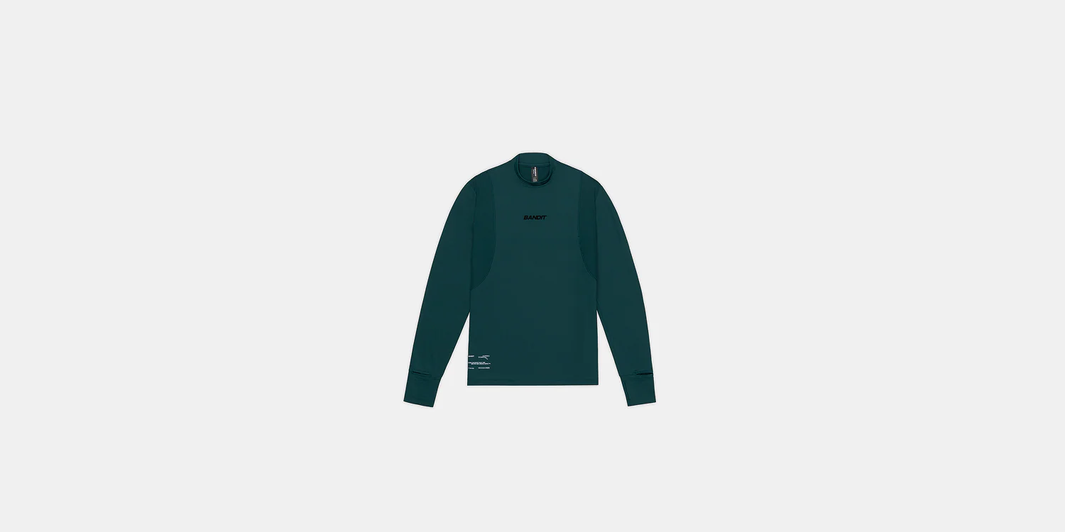 Men's AuraGrid⢠Mockneck Long Sleeve - Storm - Image 3