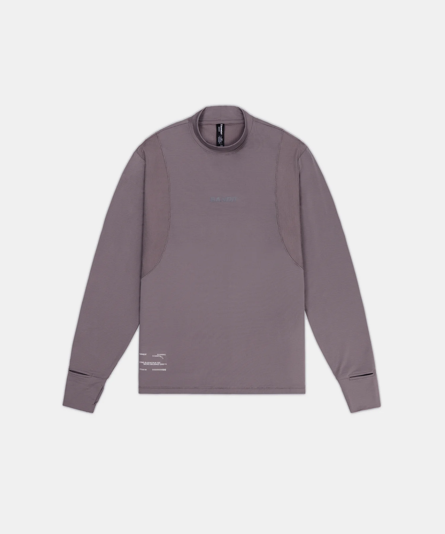 AuraGrid™ Mockneck Long Sleeve - Image 2