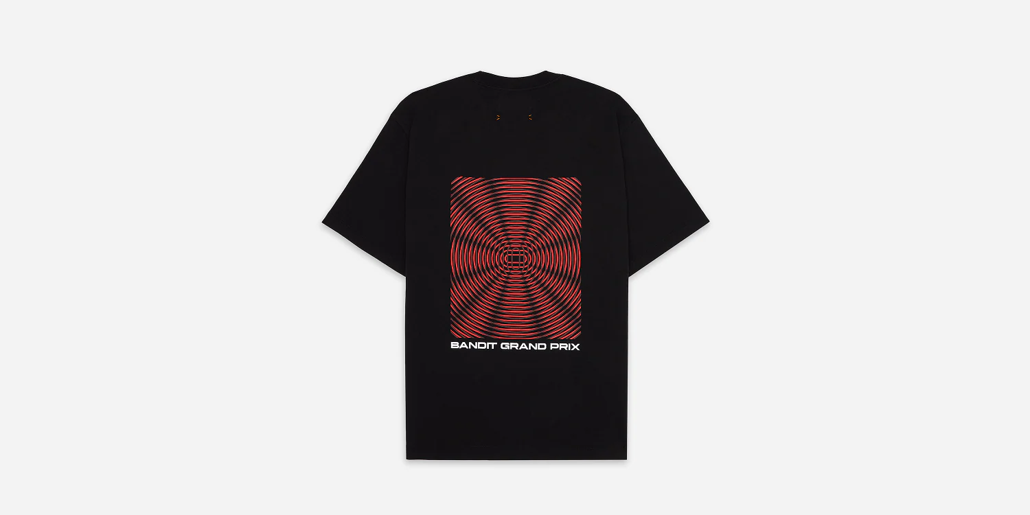 Bandit Grand Prix "Formula Run" Cotton Tee - Black - Image 4