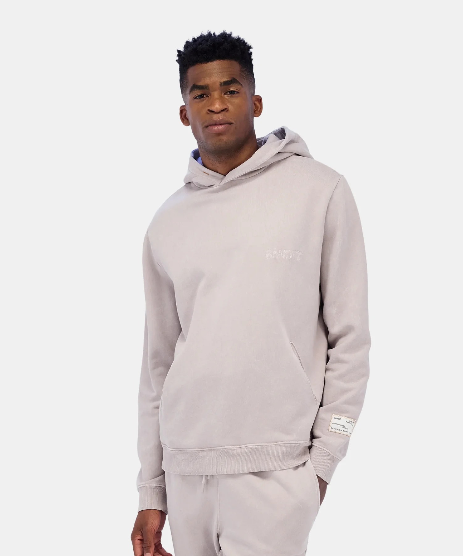 Cotton Fleece Embroidered Hoodie - Image 3