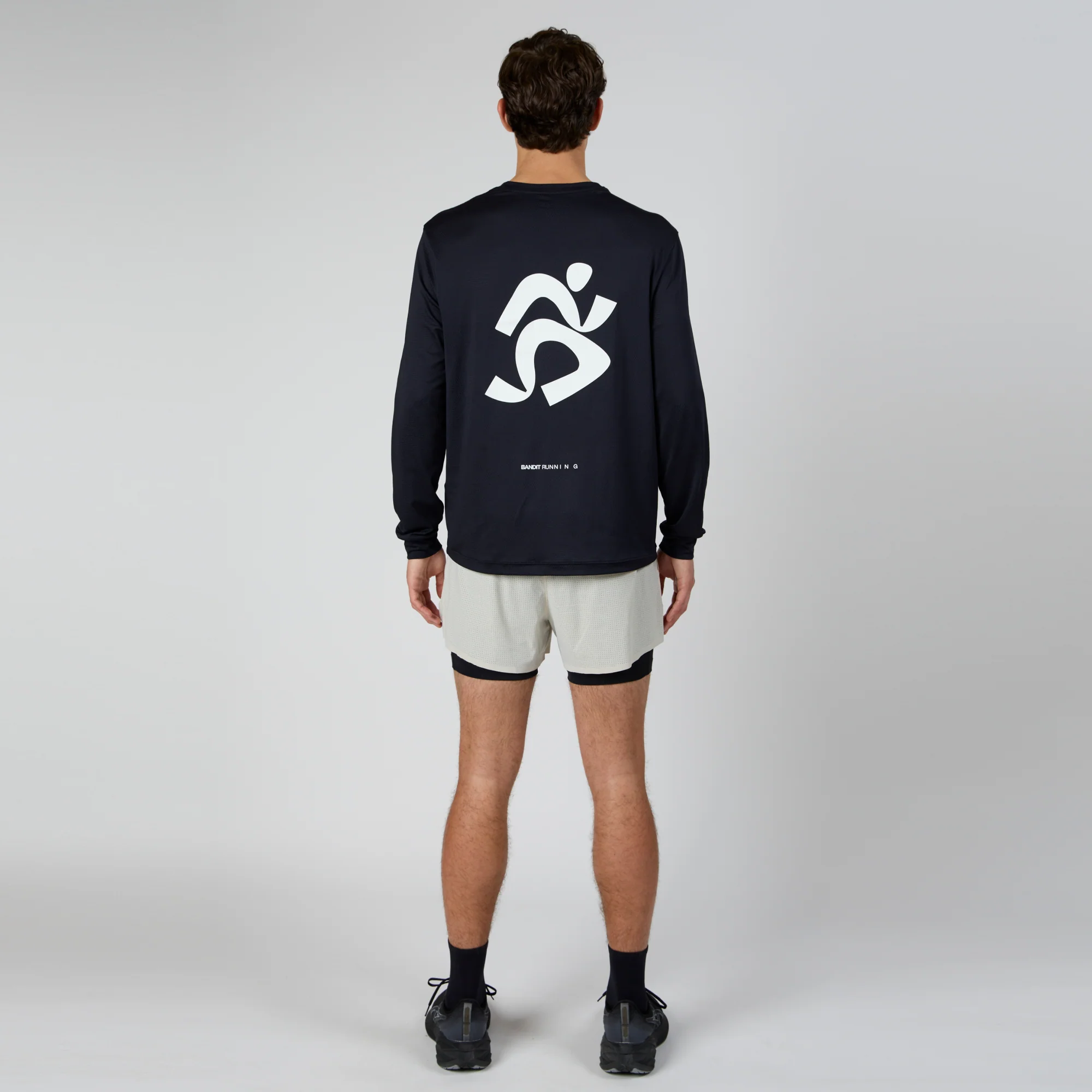 Micromesh™ Current Runner Long Sleeve  Tee - Unisex, Black - Image 4