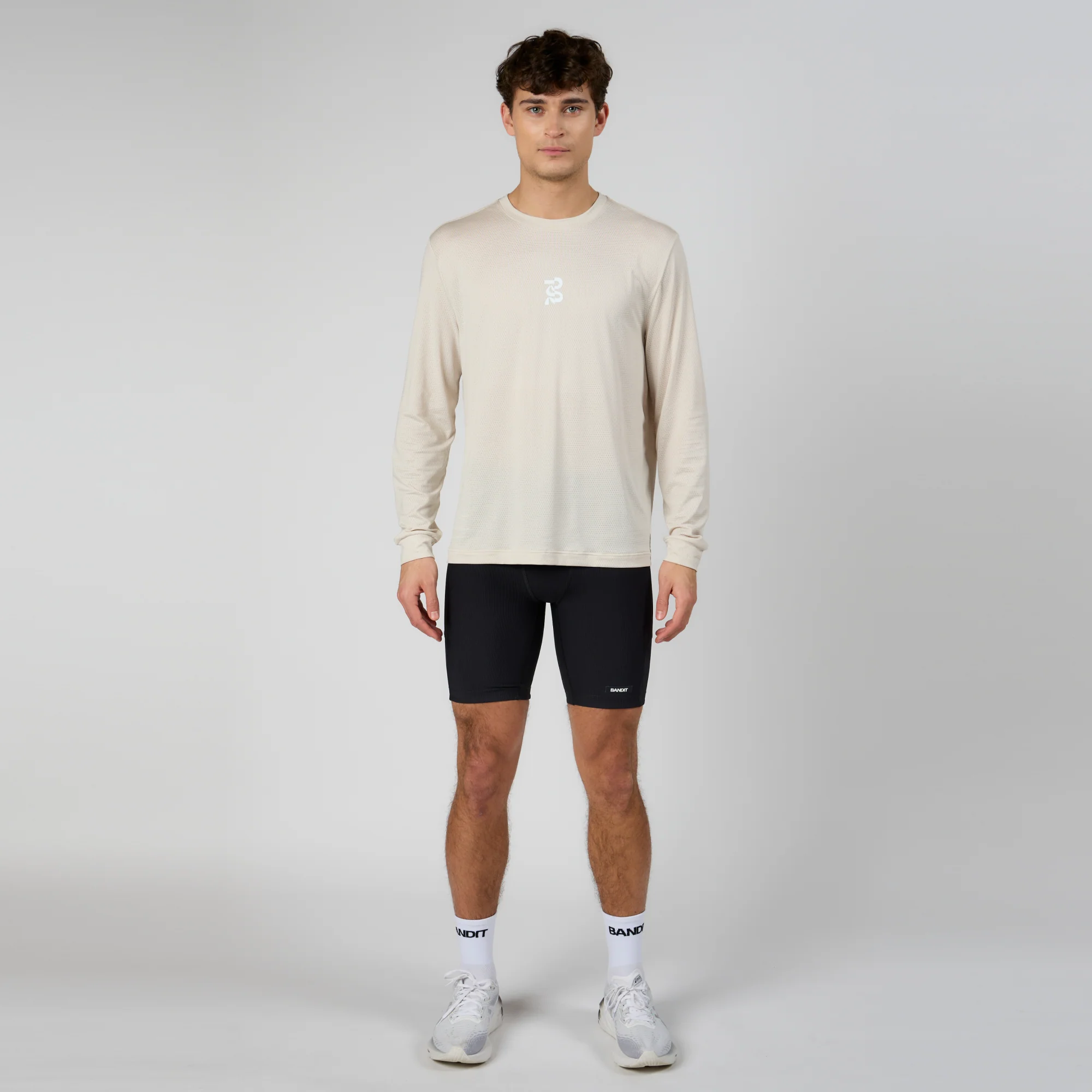 Micromesh™ Evolve Long Sleeve Tee - Unisex, Champagne - Image 4