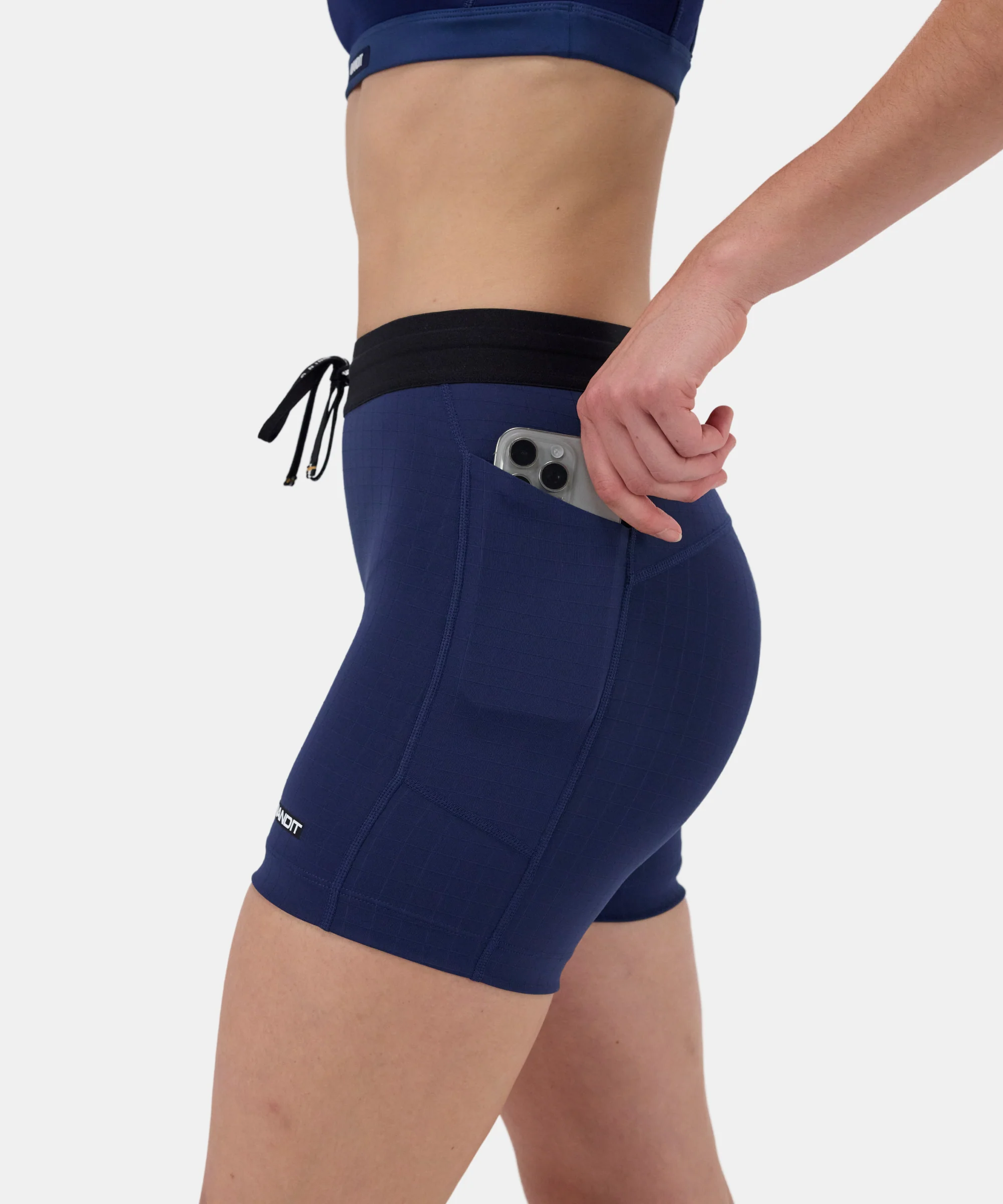 Gridlock™ 5" Compression Short, Women's - NY Navy - Image 2