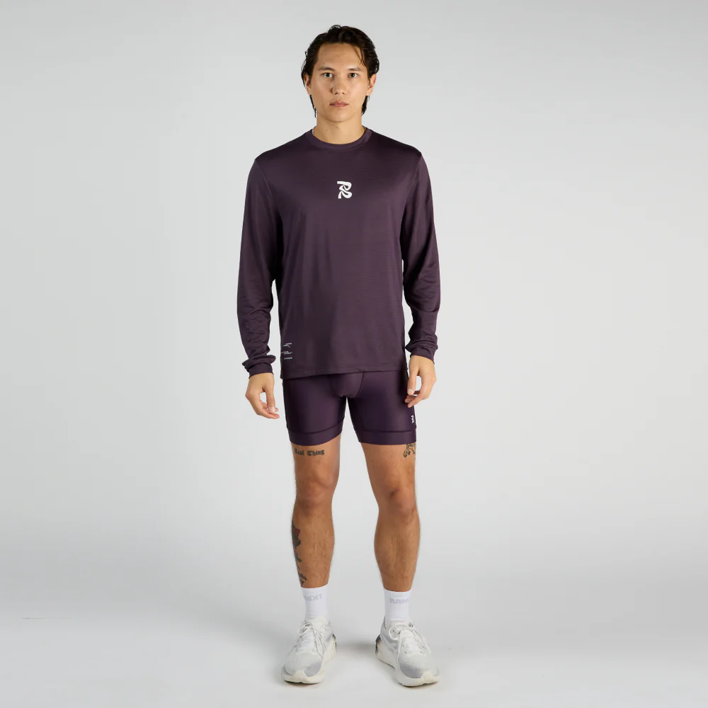 Micromesh™ "Evolve Running" Long Sleeve Tee - Unisex, Nightshade - Image 3