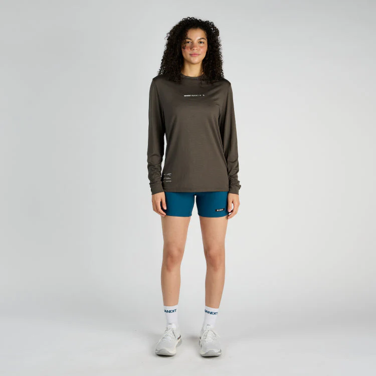 Micromesh™ Long Sleeve Tee - Unisex, Olive - Image 3