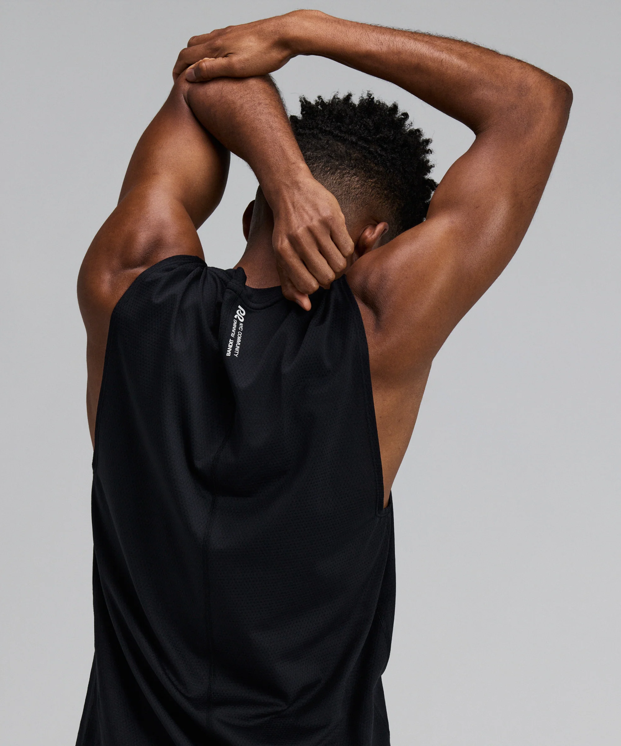 Men's Micromesh™ Run Tank - Black - Image 2