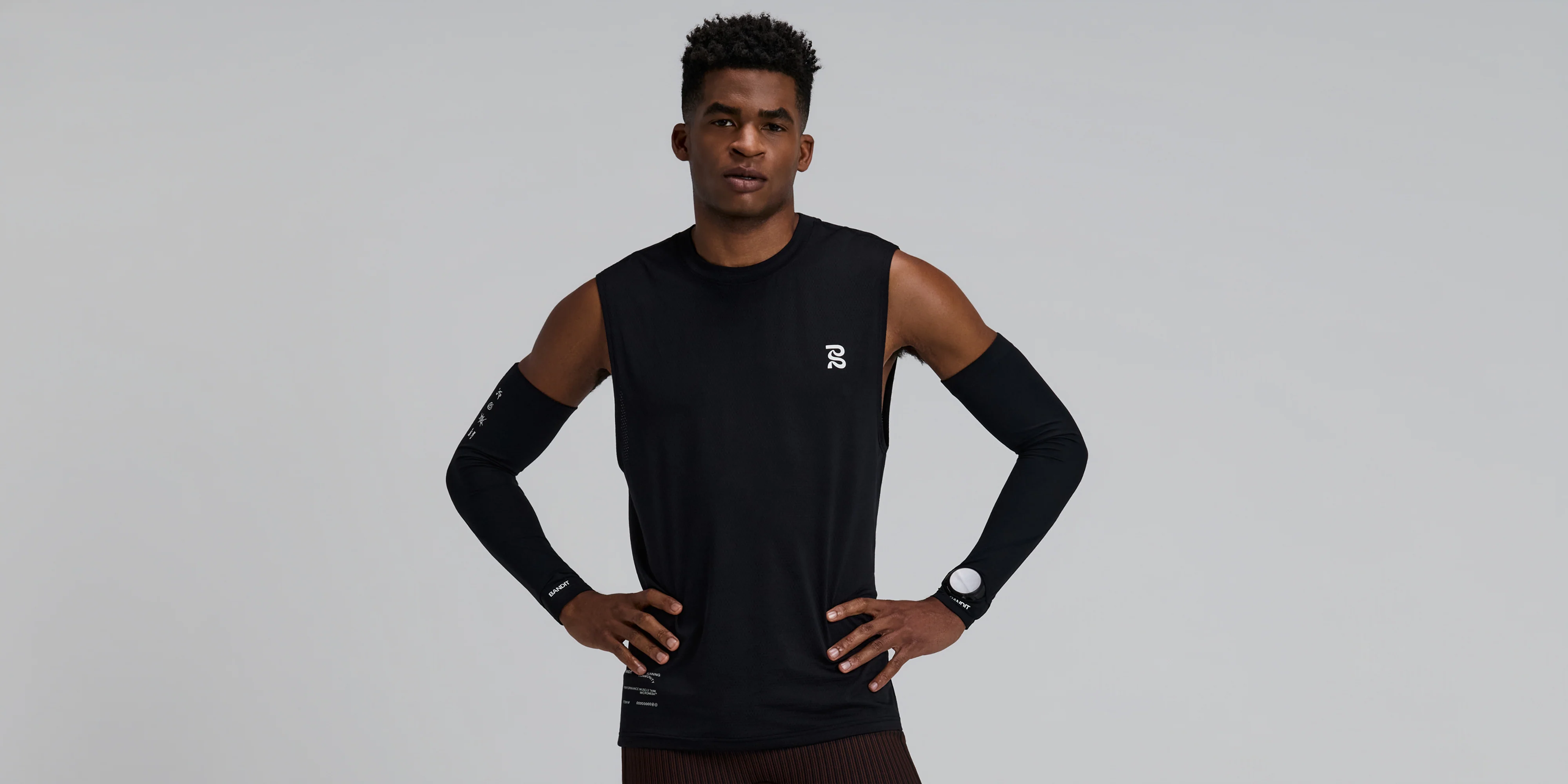 Men's Micromesh™ Run Tank - Black - Image 3