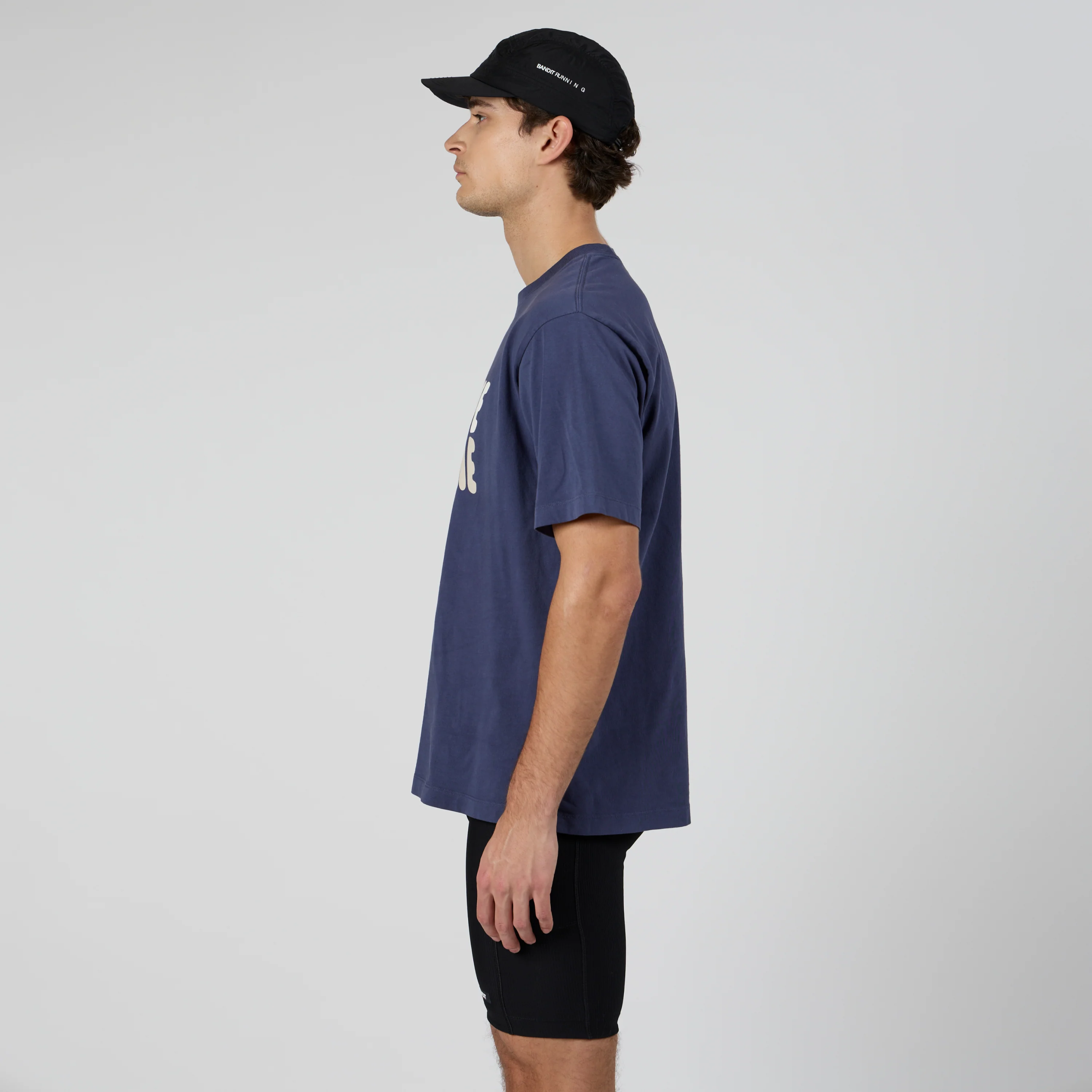 Japanese Nylon "Current Runners" Run Hat - Black - Image 5