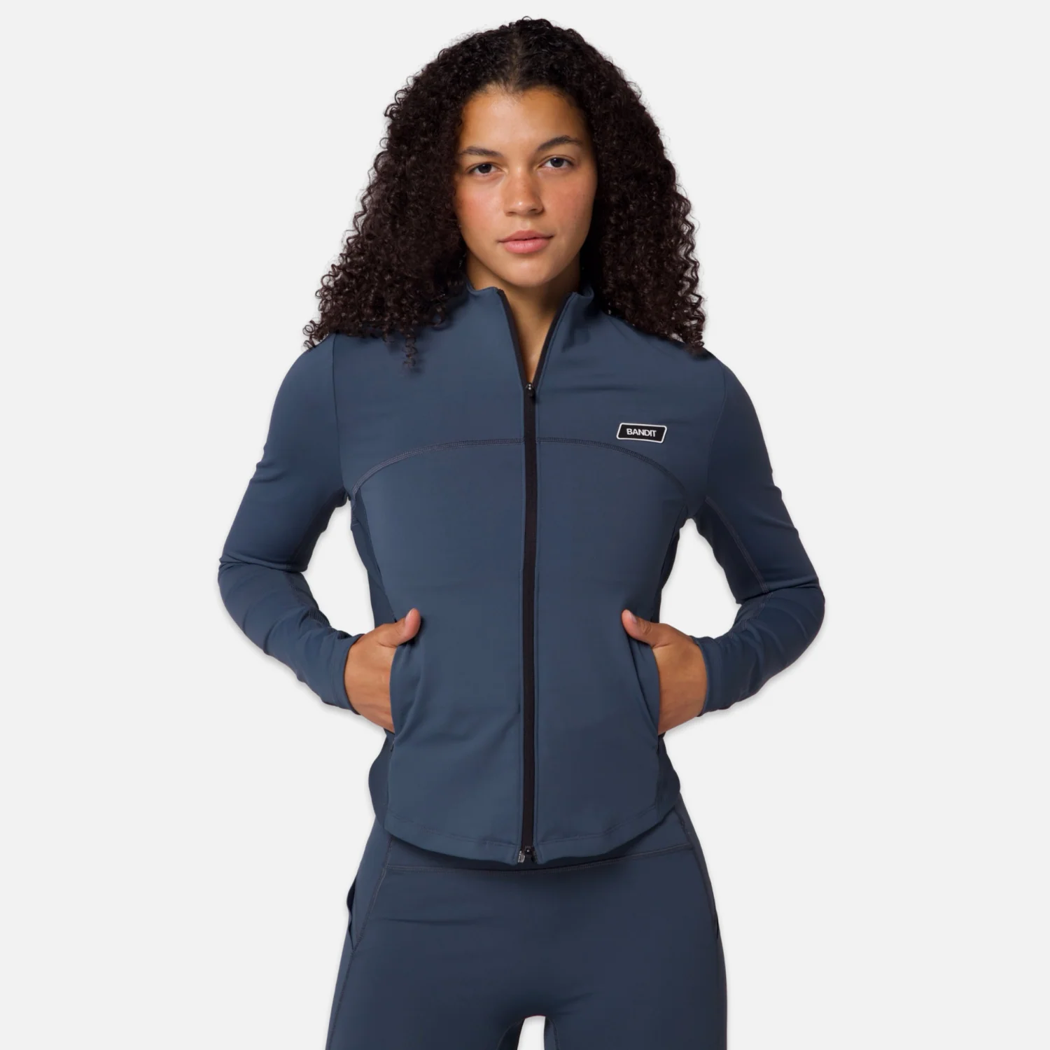 Stamina™ Womens Zip Front Jacket - Image 3