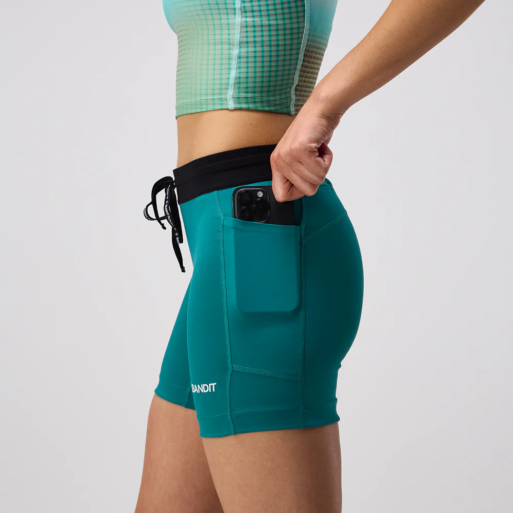 Stamina™ 5" Women's Compression Shorts - Gulfstream - Image 2