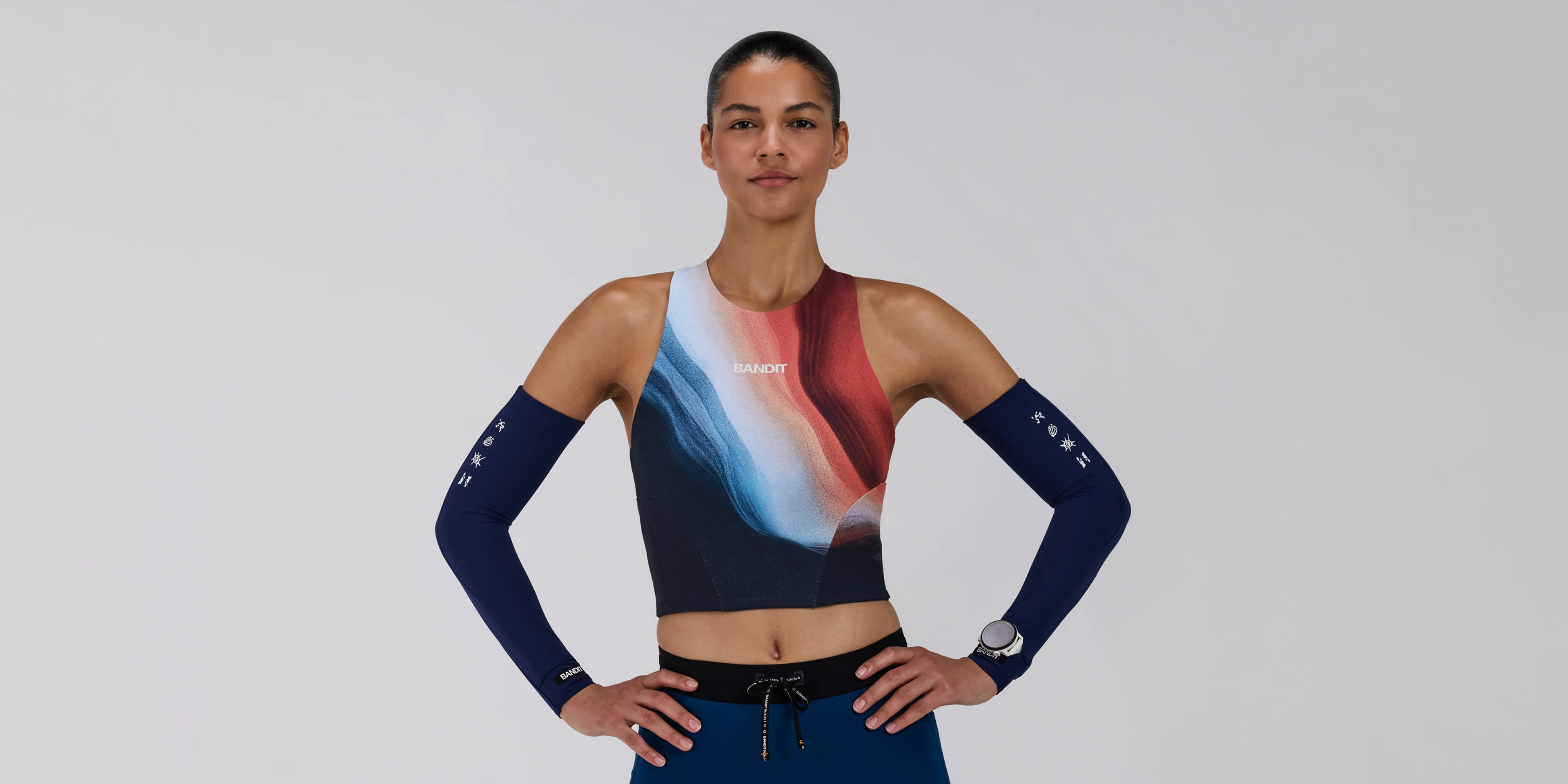 Women's Stamina⢠Race Crop - Thermal Field Rusted Apricot - Image 3