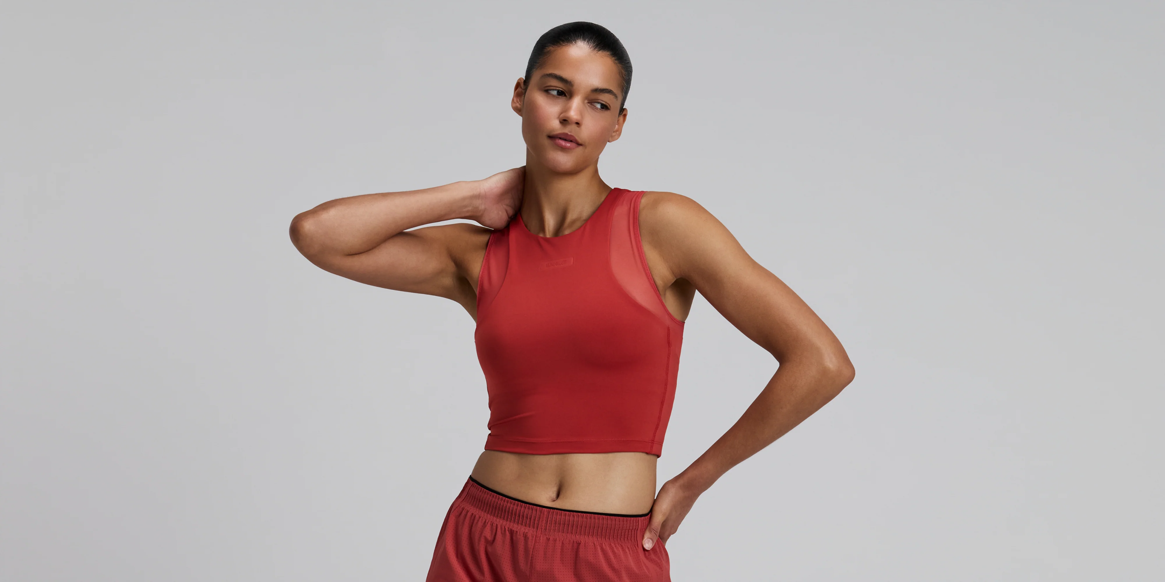 Women's Stamina-V™ Lyra Race Crop - Rusted Apricot - Image 3