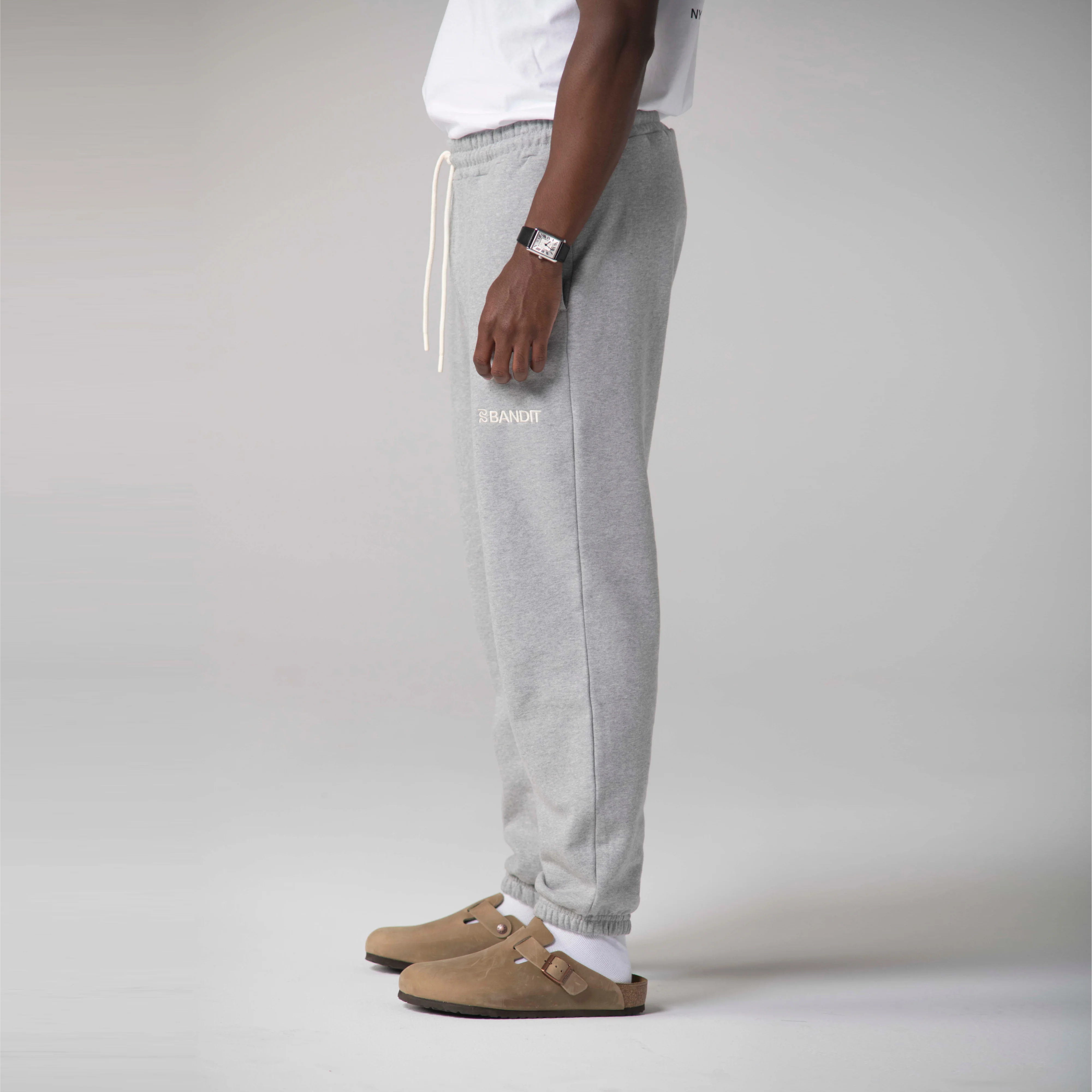 Embroidered Sweats, Heather Gray - Unisex - Image 3