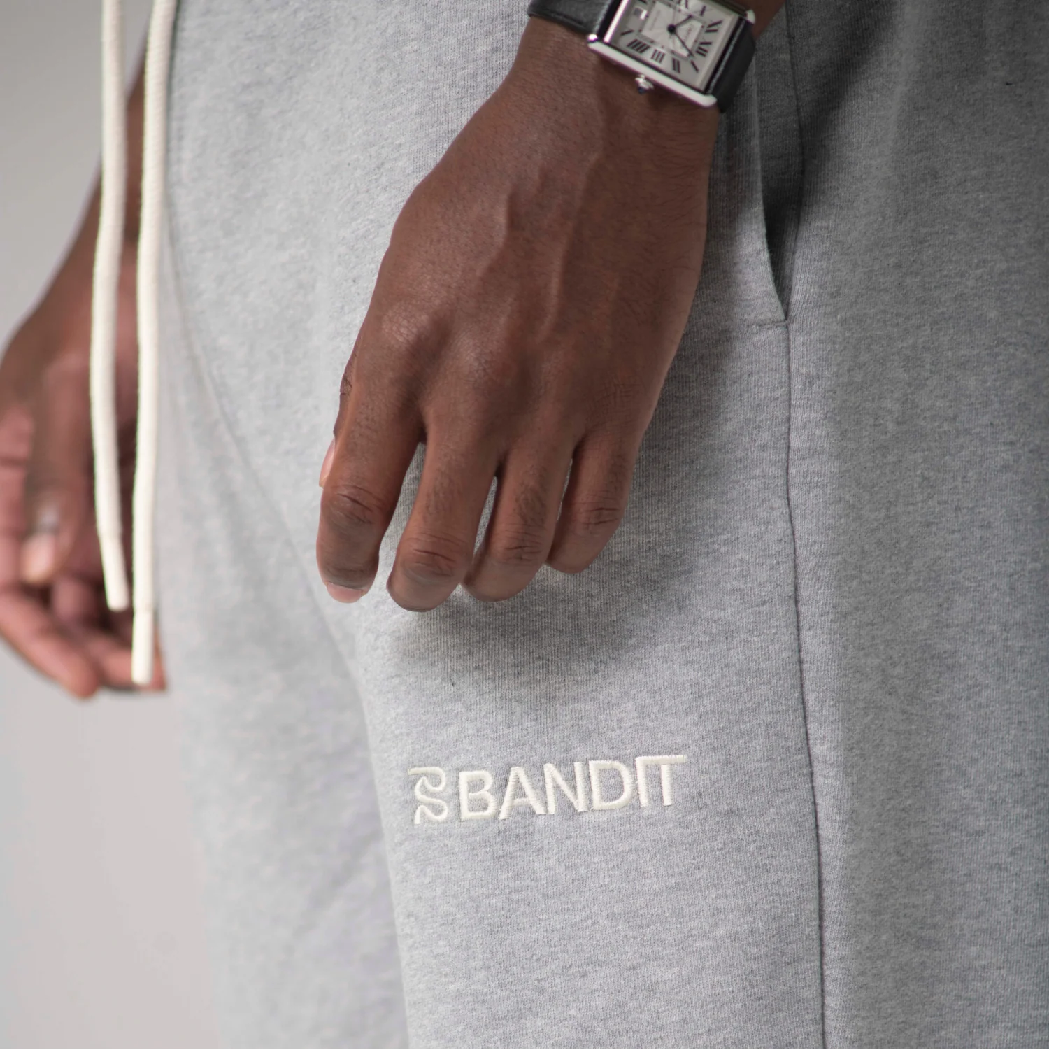 Embroidered Sweats, Heather Gray - Unisex - Image 4