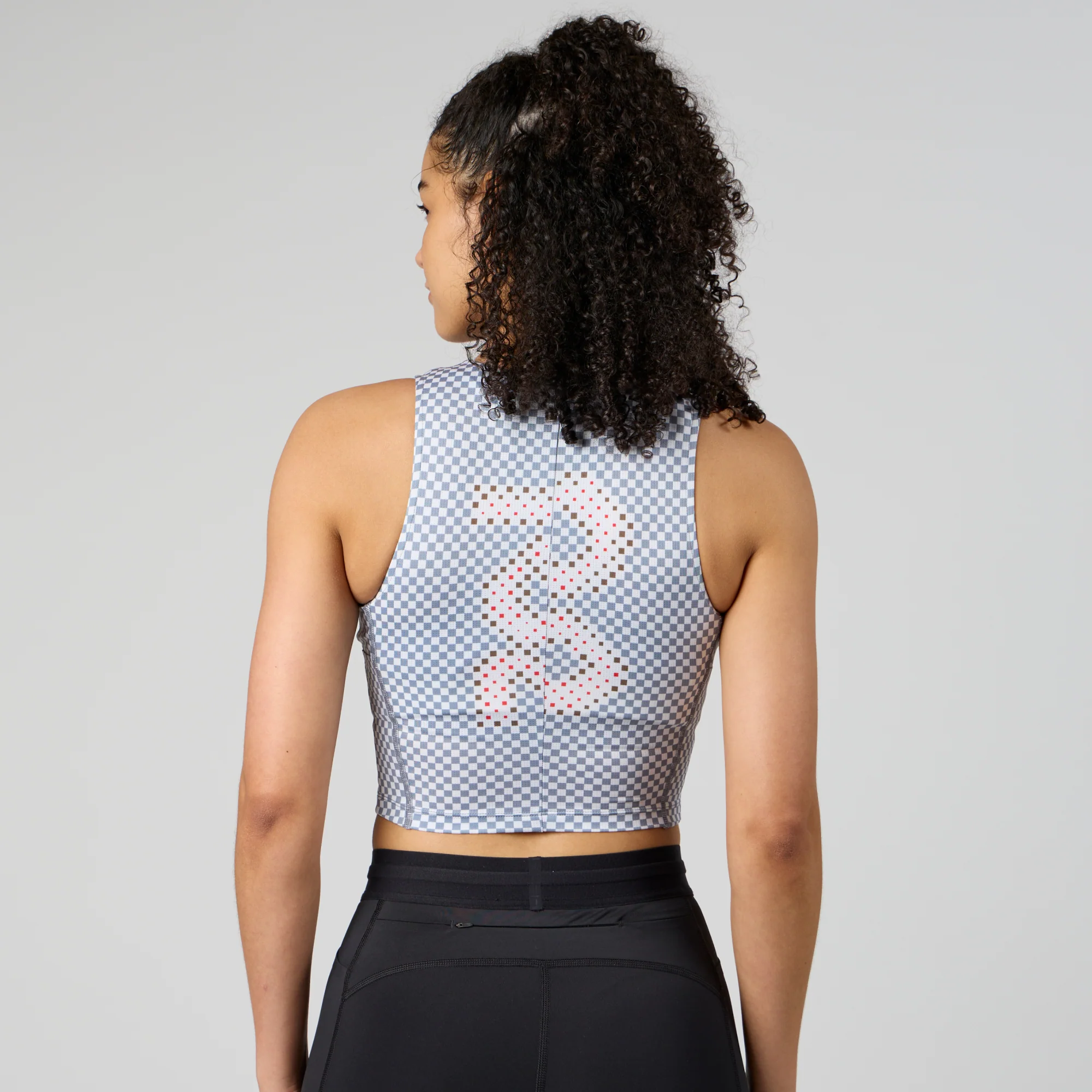 Ares Flex™ Zip Front Race Crop - Current Check - Image 3