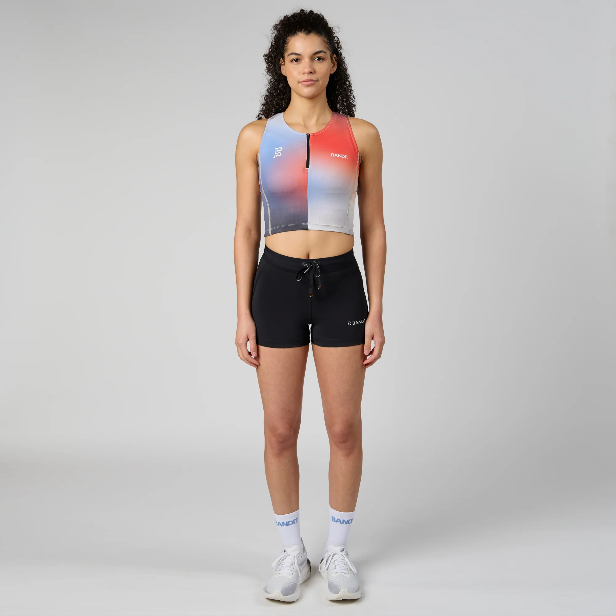 Ares Flex™ Zip Front Race Crop - Split Gradient - Image 4